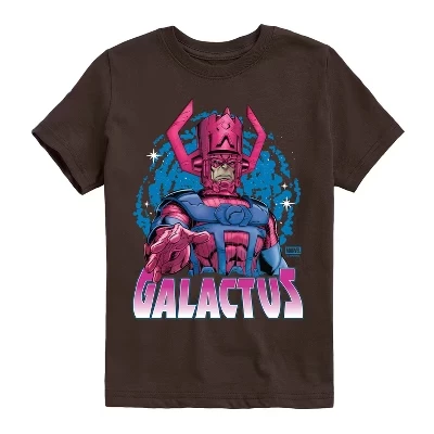 Футболка с коротким рукавом и графическим принтом с логотипом Galactus коричневого цвета
