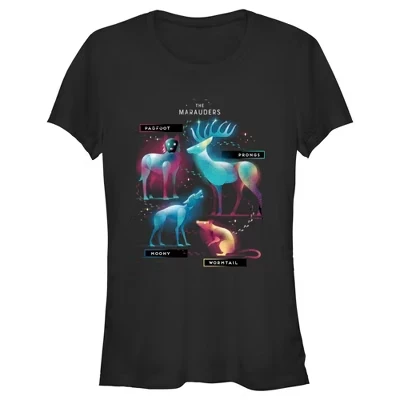 Женская футболка Harry Potter Мародеры, черная