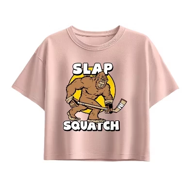 Футболка для девочек Instant Message Slap Squatch, розовая