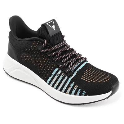 Спортивные кроссовки Vance Mens Brewer Knit Athletisure черного цвета