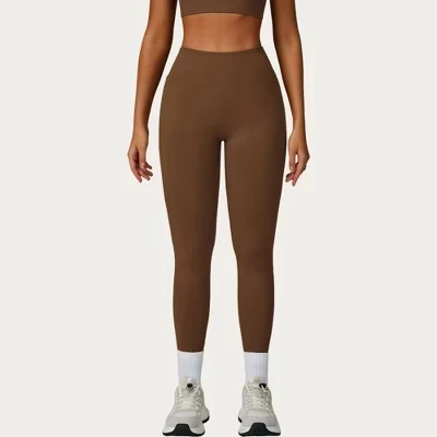 Женские спортивные легинсы Anna-Kaci Active, коричневые