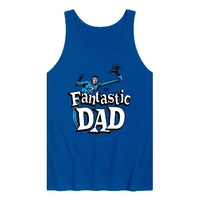 Мужская майка Fantastic Four Fantastic Dad, синяя