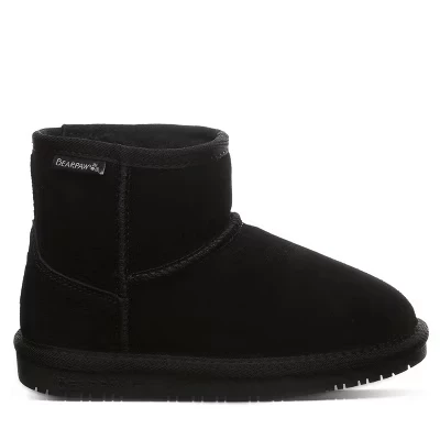 Молодежные демисезонные ботинки BEARPAW черного цвета