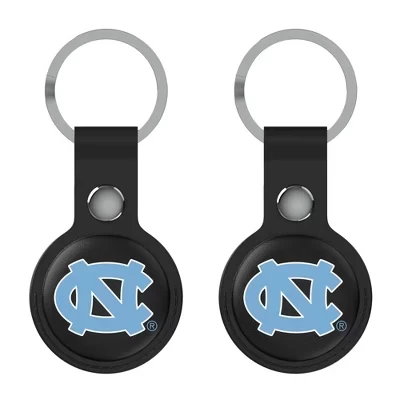 Черный держатель эмблемы университетов NCAA ACC с эмблемой Airtag в 2-х упаковках на каблуках из смолы Северной Каролины