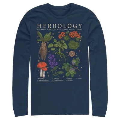 Мужской лонгслив Harry Potter Herbology, синий