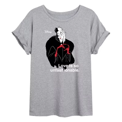 Женская футболка Cruella De Vil Love с немодным объемным рисунком от Cruella De Vil Love