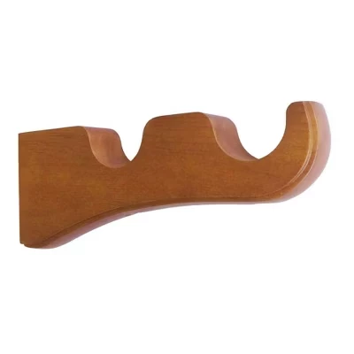 Кронштейны двойного карниза Lumi Home Furnishings, дубовые