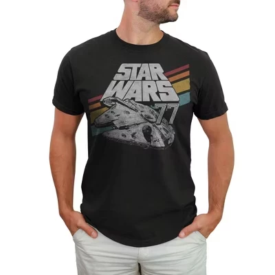Мужская футболка STAR WARS Сокол тысячелетия, черная