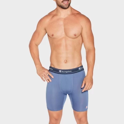 Мужские дышащие боксерские трусы Active Performance 5pk до середины голени -Черный/Красный/Серый/Синий