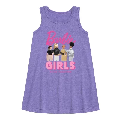 Платье для девочек Barbie Stick Together, фиолетовое
