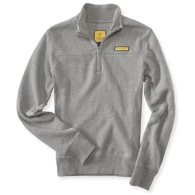 Женский флисовый свитшот Aeropostale с 1/4‑молнией, серый