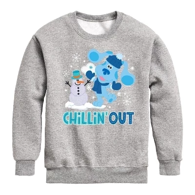Расслабляюсь в флисовой толстовке с длинными рукавами и рисунком My Snowmies athletic heather