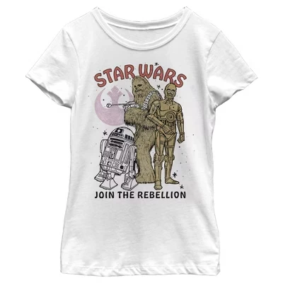 Футболка для девочек Star Wars Chewbacca, белая