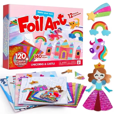 Детский набор для творчества Joyfy Foil Art, единорог