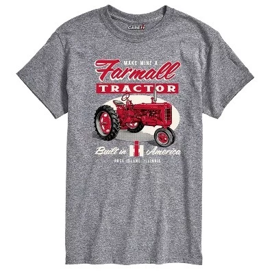 Мужская футболка с коротким рукавом Make Mine A Farmall Tractor с графическим рисунком athletic heather