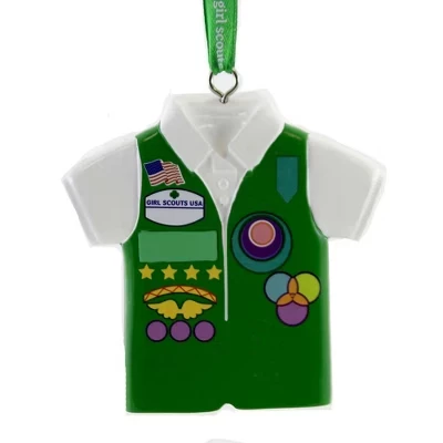 Елочная подвеска Kurt S Adler Girl Scouts жилетка, 9 см
