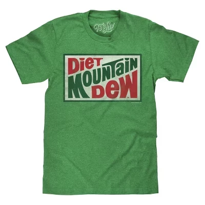 Футболка Diet Mountain Dew зеленого цвета