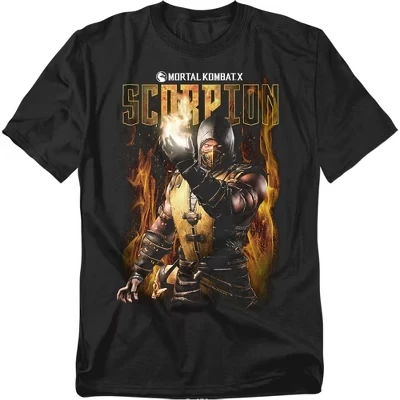 Футболка для взрослых со Скорпионом, черная