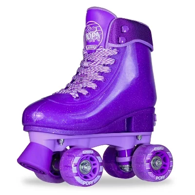 Детские ролики Crazy Skates Glitter Pop регулируемые, фиолетовые