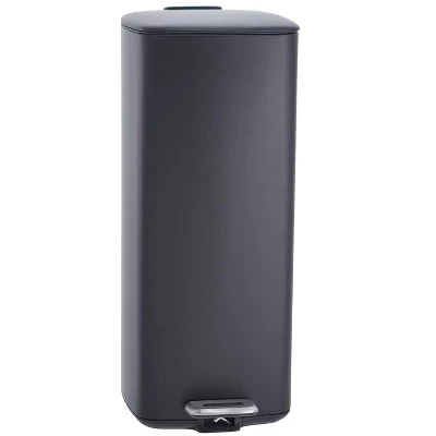 Контейнер для мусора SunnyFurn 30 л, нерж., черный