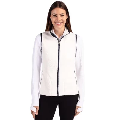 Женский флисовый жилет Cutter & Buck Cascade Eco, синий