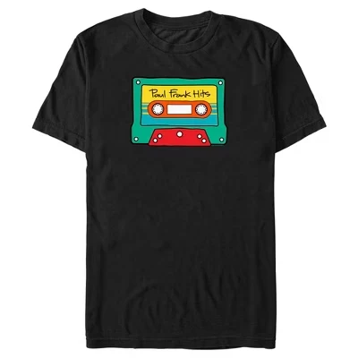 Мужская футболка Paul Frank Cassette Tape Hits, черная