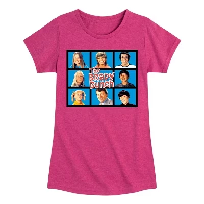 Футболка для девочек The Brady Bunch, фуксия