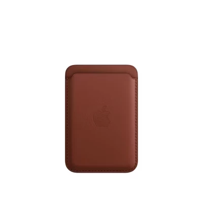 Кожаный кошелек Apple MagSafe для iPhone, коричневый