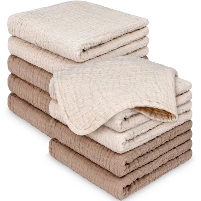Салфетки для младенцев KeaBabies Lyra 30×30 см, бежевые