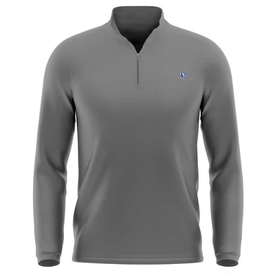 Мужской спортивный пуловер NCAA 1/4 zip Eastern Illinois, графитовый
