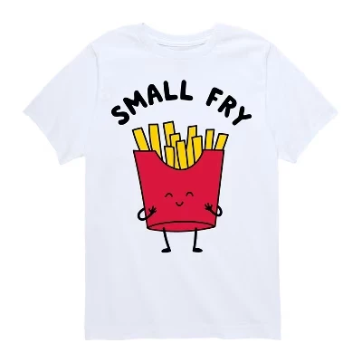 Белая футболка с коротким рукавом и рисунком Small Fry