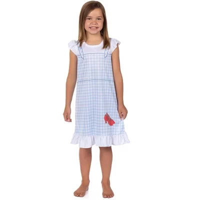Детская ночная сорочка Intimo Wizard of Oz Dorothy с рюшами, белая