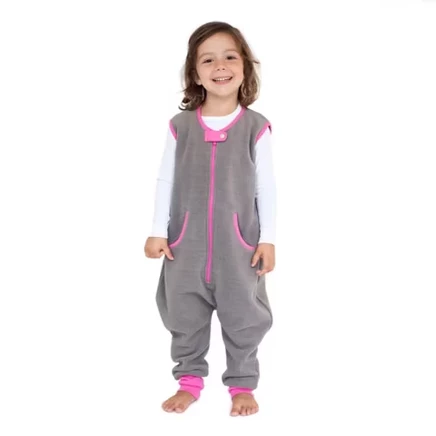 Детский мешок Baby Deedee Kicker 2–4 г, серо-розовый