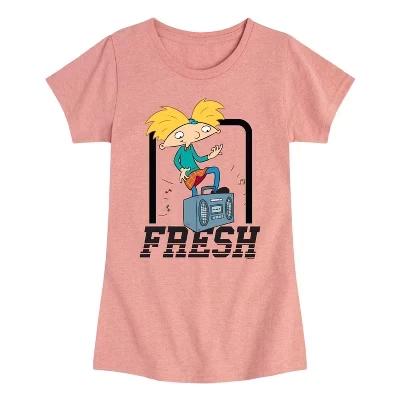 Футболка для девочек Hey Arnold Fresh Arnold, розовая