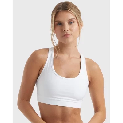 Женский спортивный топ Hanes с компрессией, белый