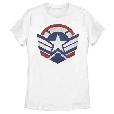 Женская футболка Marvel Captain America New Shield, белая