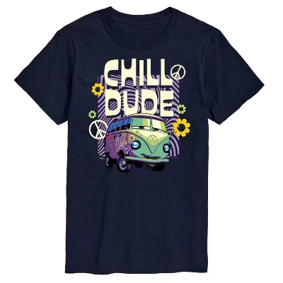 Мужская футболка Filmore Chill Dude с коротким рукавом и графическим принтом, синяя