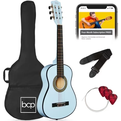 Детская акустическая гитара Best Choice Products 30″, светло-голубая