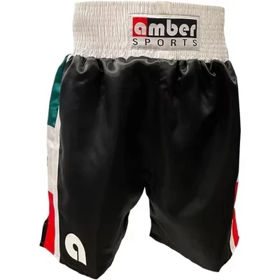 Мужские профессиональные боксерские шорты Amber Fight Gear – Сверхлегкие, прочные – Идеально подходят для занятий боксом, ММА, Муай-тай, кикбоксингом, фитнесом. мексиканец