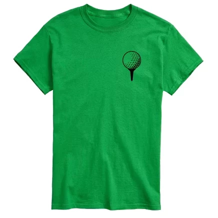 Мужская футболка Instant Message Golf Ball On Tee, зеленая