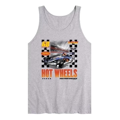 Мужская майка с графическим рисунком HW Racing athletic heather