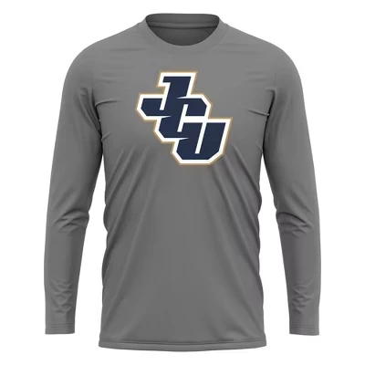 Мужской лонгслив NCAA John Carroll с логотипом, угольный