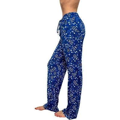 Женские ультрамягкие пижамные брюки - Бандана Cozy Lounge Sleepwear rodeo - розовый