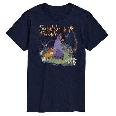 Мужская футболка с коротким рукавом и графическим рисунком Fairytale Friends