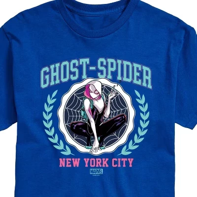 Men's -  - Ghost Spider Collegiate Short Sleeve Graphic T-Shirt blue