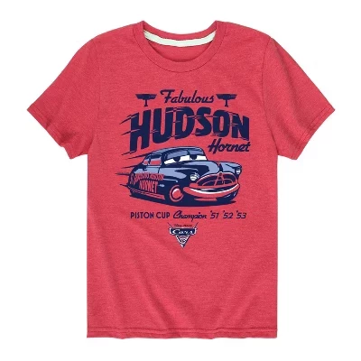 Футболка для мальчиков Cars Hudson Hornet, красная