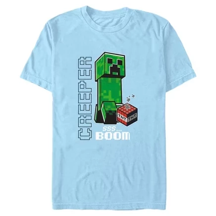 Мужская футболка Creeper SS… Boom светло-голубая