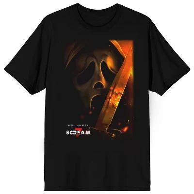 Мужская футболка Scream Ghostface, черная