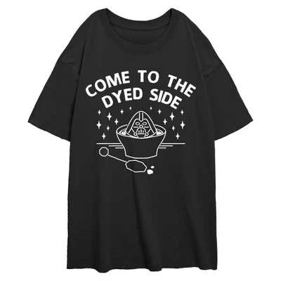 Женская футболка STAR WARS «Come To The Dyed Side», черная