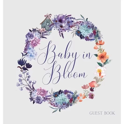 Книга пожеланий Baby in Bloom, твёрдый переплёт
